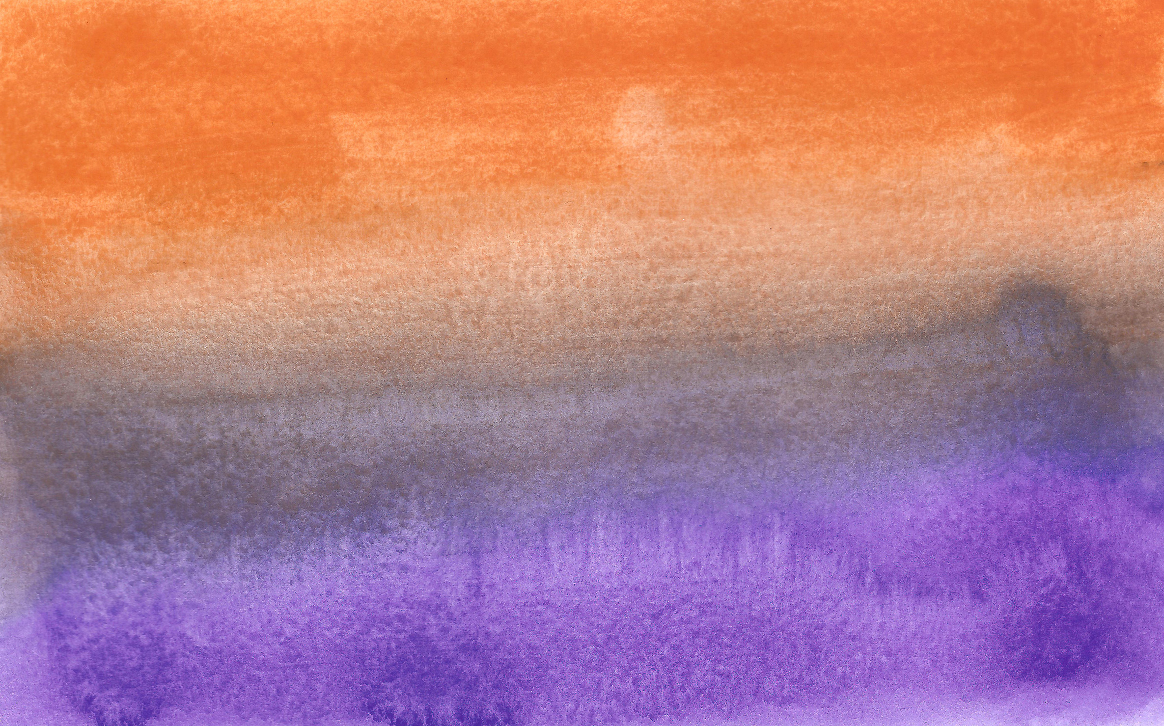 Abstract orange purple gradient watercolor background